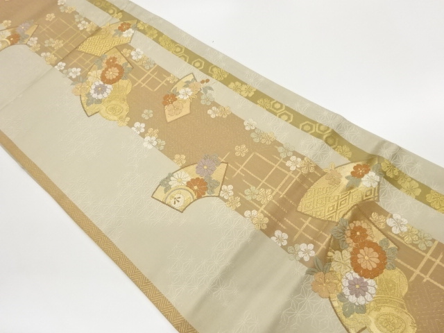 JAPANESE FUKURO OBI / WOVEN FLOWER